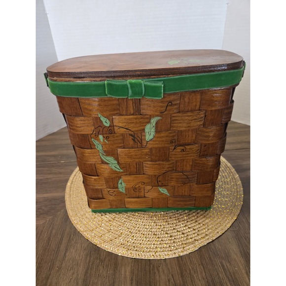 Basketville Other - wooden Basketville picnic basket or box purse Vintage